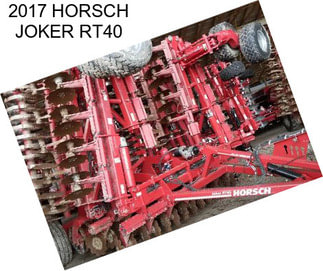 2017 HORSCH JOKER RT40