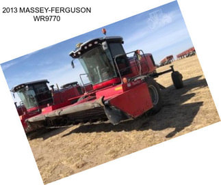 2013 MASSEY-FERGUSON WR9770