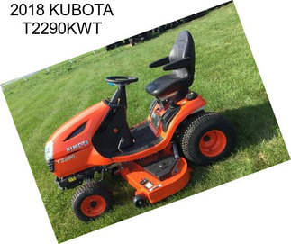 2018 KUBOTA T2290KWT