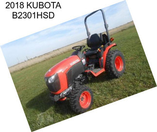 2018 KUBOTA B2301HSD