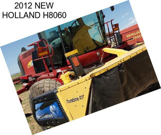 2012 NEW HOLLAND H8060