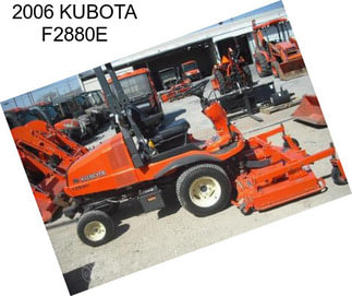 2006 KUBOTA F2880E