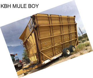 KBH MULE BOY