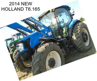2014 NEW HOLLAND T6.165