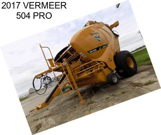 2017 VERMEER 504 PRO