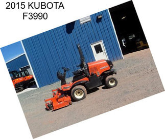 2015 KUBOTA F3990