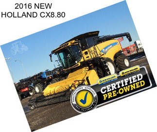 2016 NEW HOLLAND CX8.80