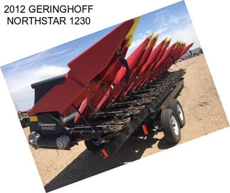 2012 GERINGHOFF NORTHSTAR 1230