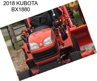 2018 KUBOTA BX1880