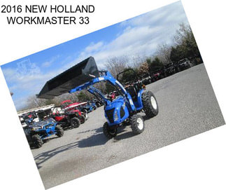 2016 NEW HOLLAND WORKMASTER 33