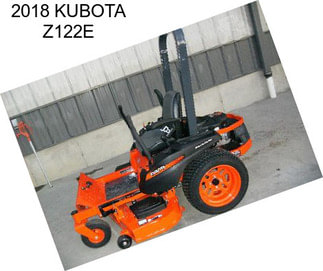 2018 KUBOTA Z122E