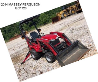 2014 MASSEY-FERGUSON GC1720