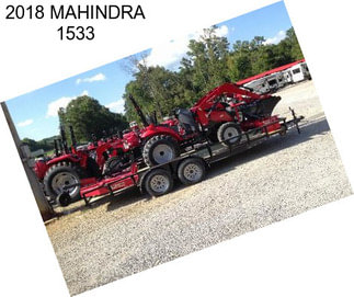 2018 MAHINDRA 1533