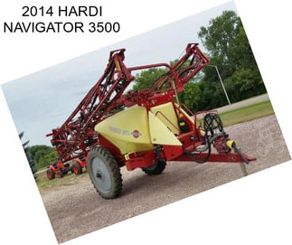 2014 HARDI NAVIGATOR 3500