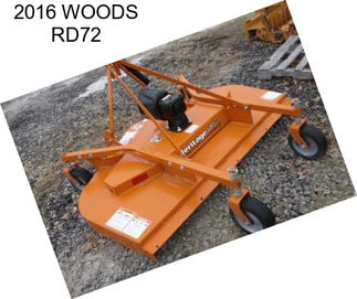 2016 WOODS RD72