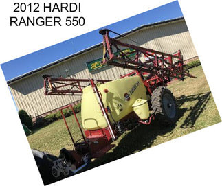 2012 HARDI RANGER 550