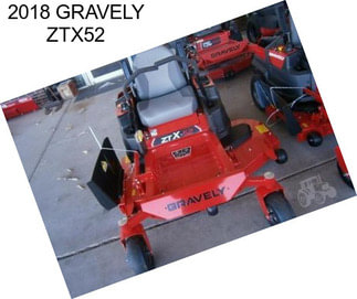 2018 GRAVELY ZTX52