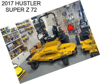 2017 HUSTLER SUPER Z 72