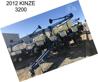 2012 KINZE 3200