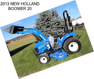 2013 NEW HOLLAND BOOMER 20