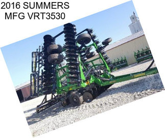 2016 SUMMERS MFG VRT3530