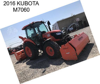 2016 KUBOTA M7060