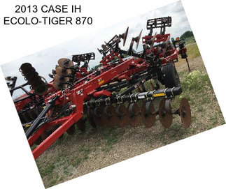 2013 CASE IH ECOLO-TIGER 870