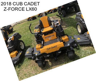 2018 CUB CADET Z-FORCE LX60