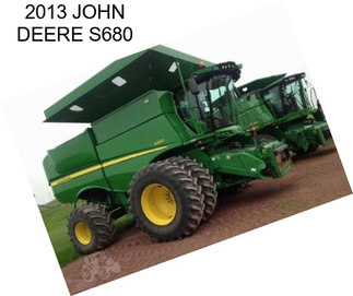 2013 JOHN DEERE S680