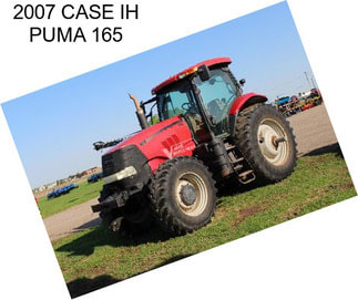 2007 CASE IH PUMA 165