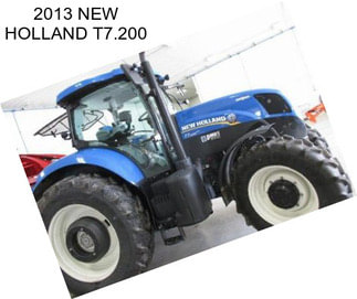 2013 NEW HOLLAND T7.200