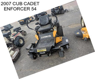 2007 CUB CADET ENFORCER 54