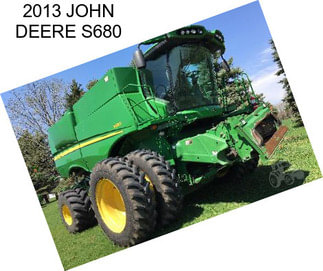 2013 JOHN DEERE S680