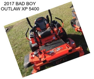 2017 BAD BOY OUTLAW XP 5400