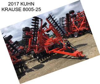 2017 KUHN KRAUSE 8005-25