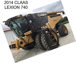 2014 CLAAS LEXION 740