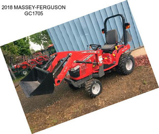 2018 MASSEY-FERGUSON GC1705