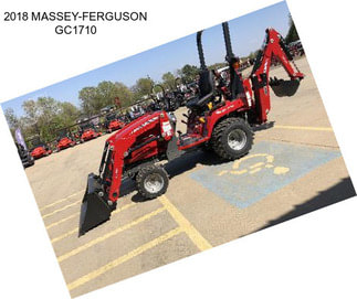 2018 MASSEY-FERGUSON GC1710