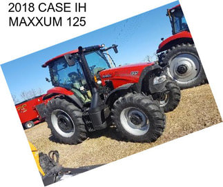 2018 CASE IH MAXXUM 125