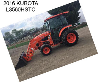 2016 KUBOTA L3560HSTC