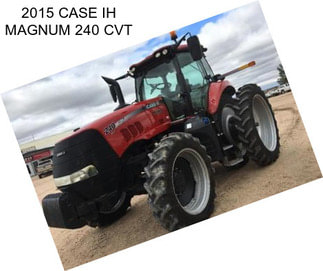 2015 CASE IH MAGNUM 240 CVT