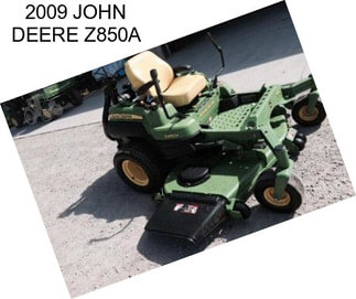 2009 JOHN DEERE Z850A