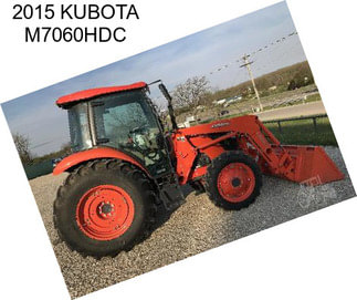 2015 KUBOTA M7060HDC