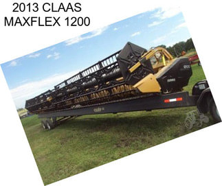 2013 CLAAS MAXFLEX 1200