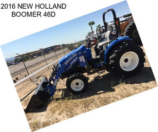 2016 NEW HOLLAND BOOMER 46D