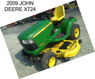 2009 JOHN DEERE X724