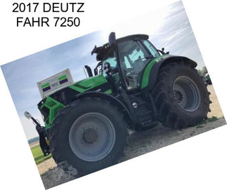 2017 DEUTZ FAHR 7250