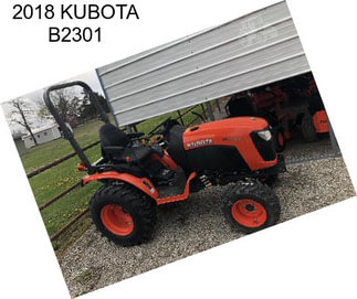 2018 KUBOTA B2301