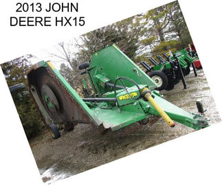 2013 JOHN DEERE HX15