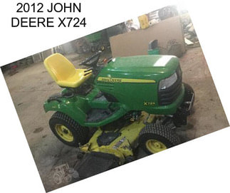 2012 JOHN DEERE X724